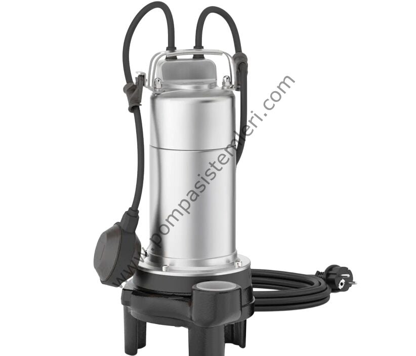 İnitial Grinder inox 1.5 M 1,1kw Monofaze Parçalayıcı Bıçaklı Dalgıç Pompa 3338657