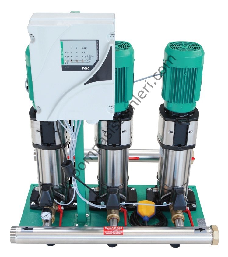 COE3-Helix V 416-1/16/E/S 2,2KW Trifaze Çok Kademeli Dikey 3 Pompalı Hidrofor