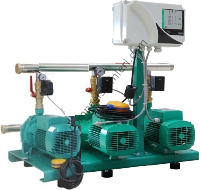 COE3-WP 204 3x4KW Trifaze Yatay Monoblok 3 Pompalı Hidrofor