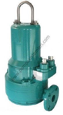 MTH 40 3,1 KW Parçalayıcı Bıçaklı Trifaze Kızaklı Dalgıç Pompa