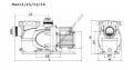 İnitial Pool 1.5 T 1.10Kw Trifaze Ön Filtreli Havuz Pompası