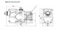 İnitial Pool 3.0 T 2.20Kw Trifaze Ön Filtreli Havuz Pompası